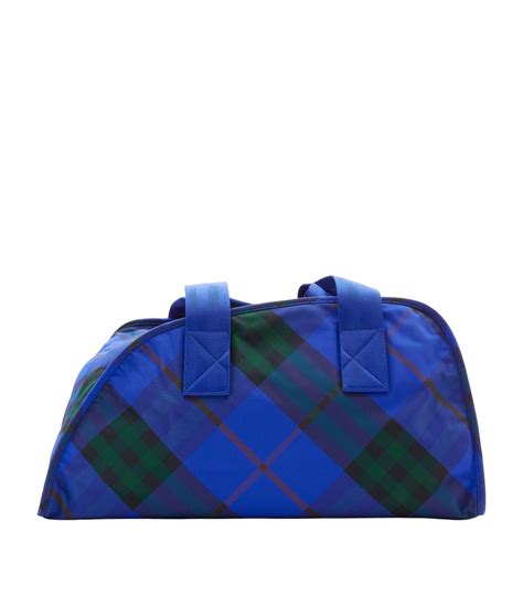 burberry duffle bag blue|burberry shield duffle bag.